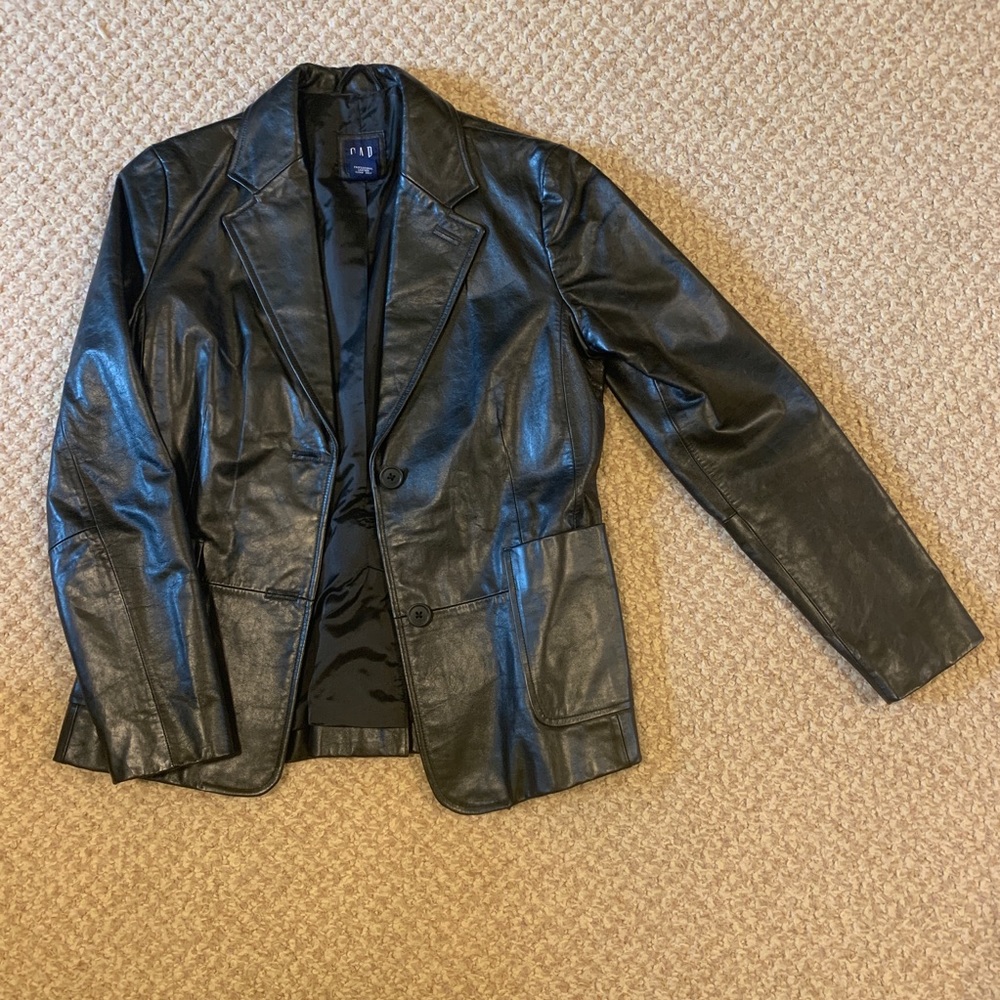 Gap leather jacket